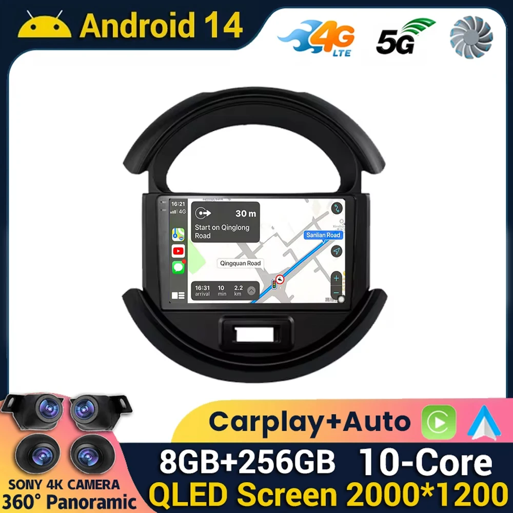 10 &quotAndroid 14 Carplay Auto для Suzuki Spresso S-presso 2019 2020 автомобильный радиоприемник GPS стерео