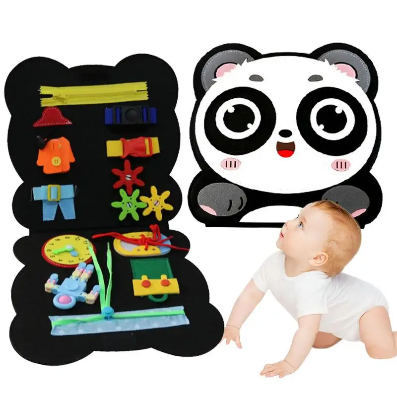 

Felt Activity Board Cute Pandas Felt Story Board Toy Preschool Classroom Must Haves Felt Learning Early Education Board