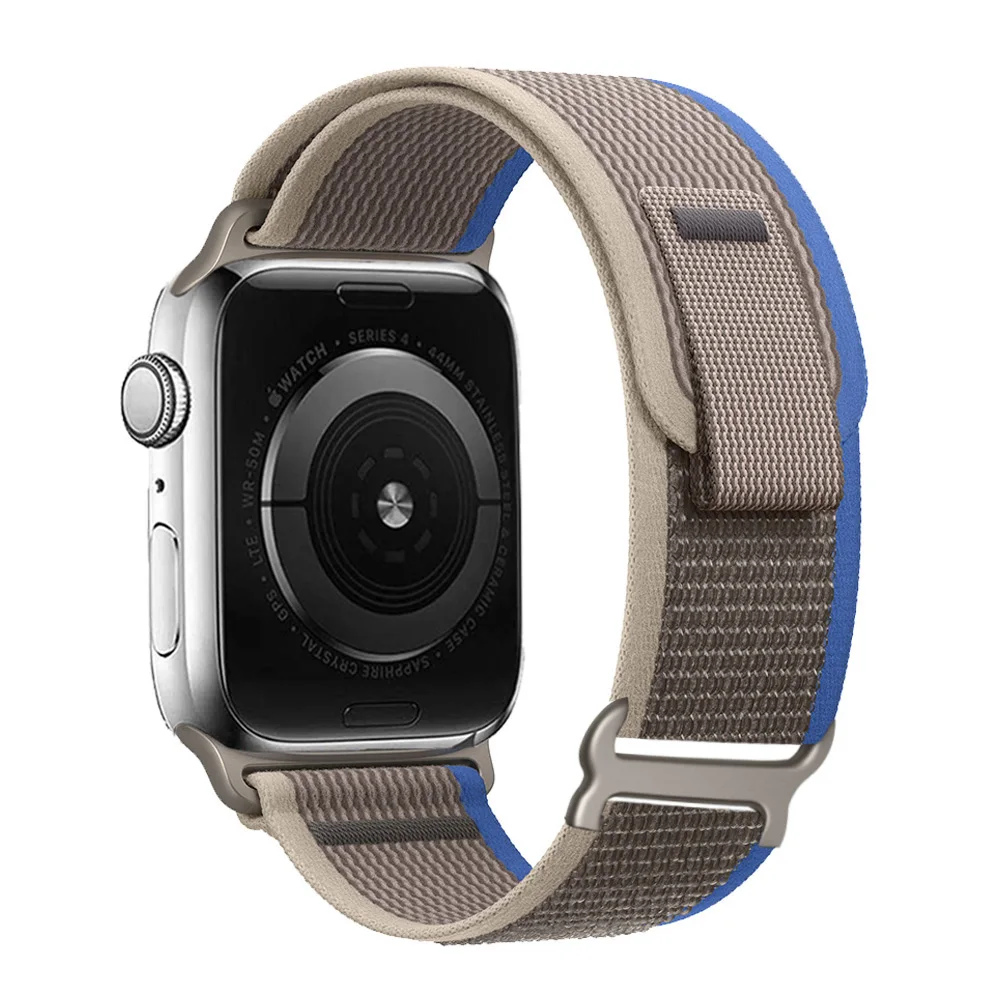 Ремешок Trail loop для Apple watch нейлоновый браслет SE10 42/46 мм 44/45 38/40/41 1:1 iWatch Series 9 8 7 6 5 4 3 Ultra