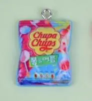 Жесткая полимерная мини-игрушка chupa chups из мультфильма, 2,3 см, имитация сахарной цепи, детская коллекция, игрушка «сделай сам» для игрового домика