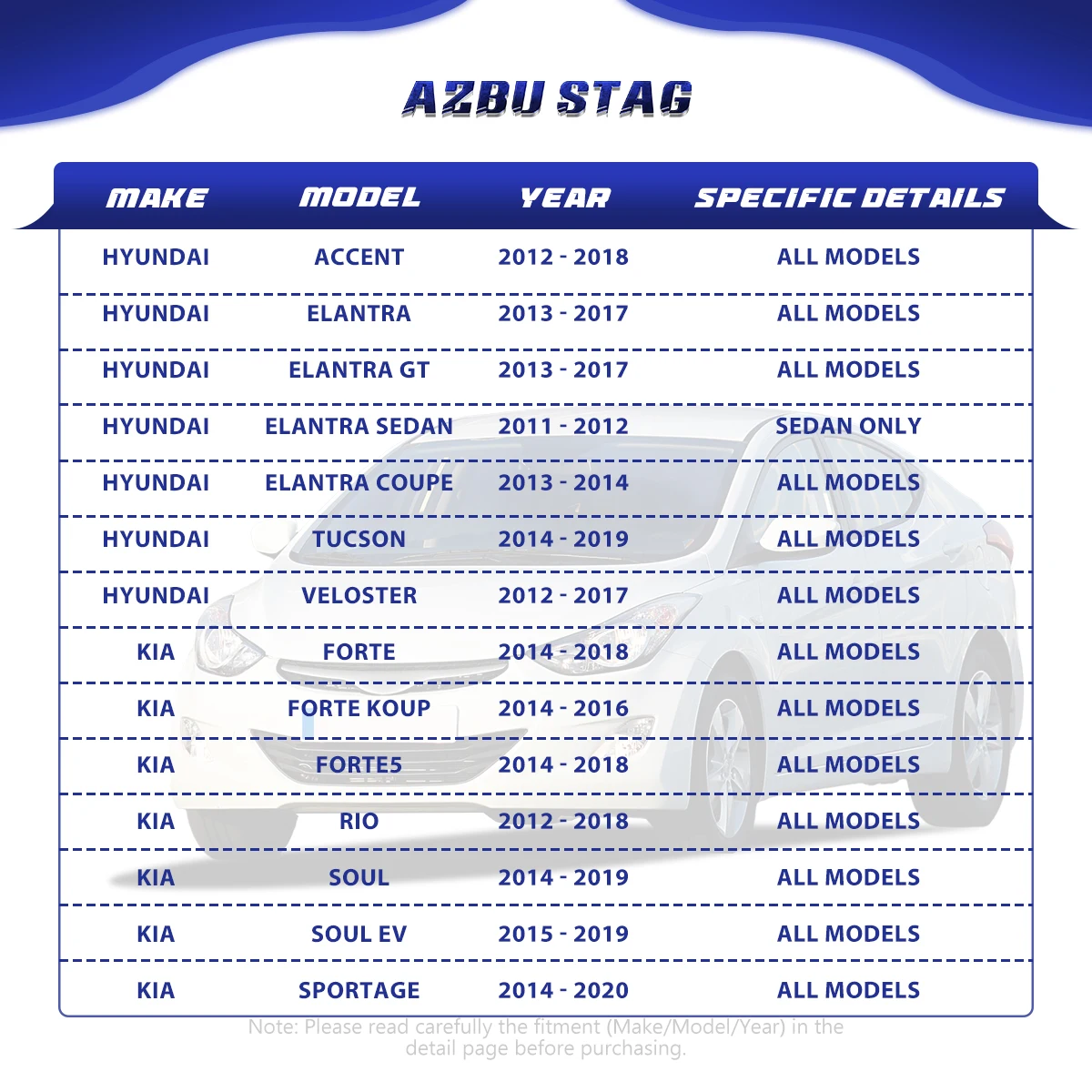 2 шт. передняя Звездочка для HYUNDAI ELANTRA ACCENT TUCSON KIA FORTE RIO SOUL SPORTAGE 2011 2012 2013 2014-2020