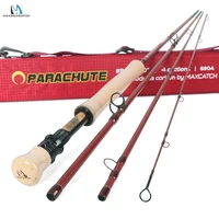 maximumcatch parachute high grade 9ft 568wt 4pc fly fishing rod im1240t carbon fiber super light fast action fly rod