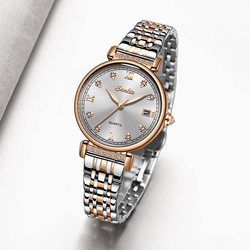 LIGE Exquisite Minimalist Women Watch Luxury Fashion Stain Steel Ladies Waterproof Quartz Wristwatch Rose Gold Female Clock