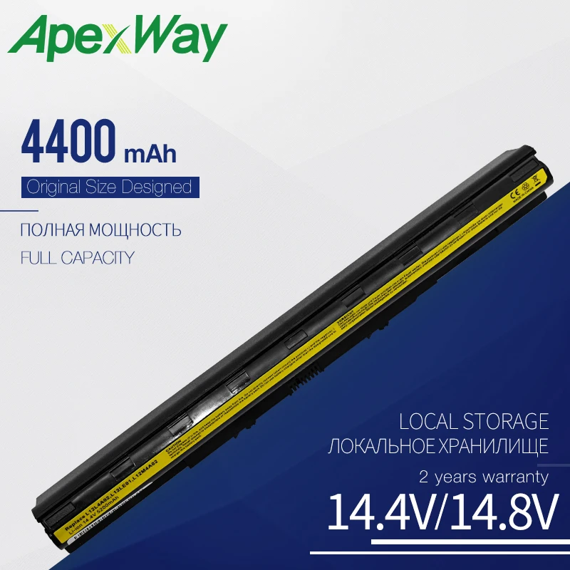 

4400mAh L12S4E01 Laptop Battery for Lenovo Z40 Z50 G40-45 G50-30 G50-70 G50-75 G50-80 G400S G500S L12M4E01 L12M4A02 L12S4A02