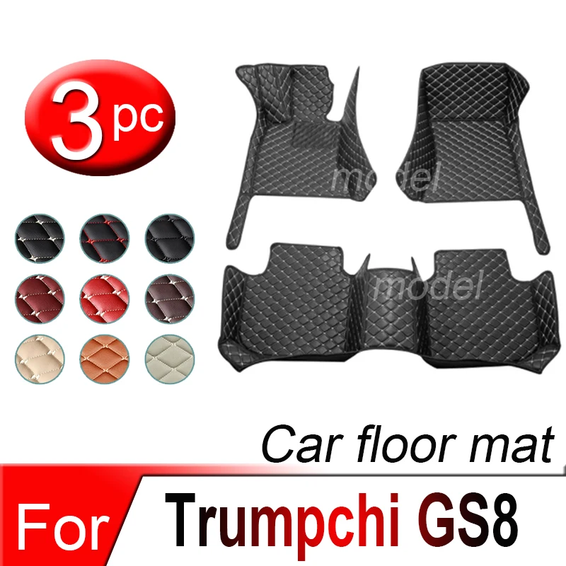 

Автомобильные коврики для GAC Trumpchi GS8, семь сидений, 2020, 2021, индивидуальные автомобильные подкладки для ног, искусственная Обложка, аксессуары для интерьера
