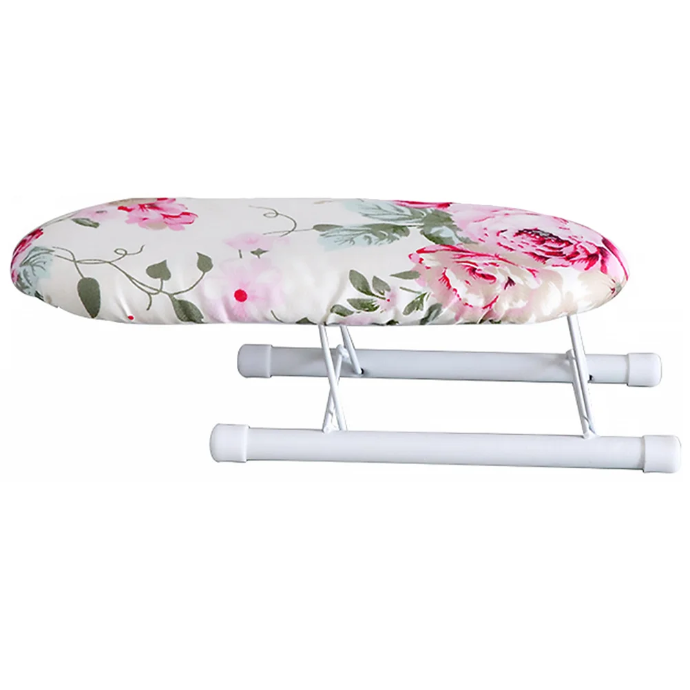 

Ironing Board Tabletop Folding Iron Portable Compact Sewing Table Desktop Foldable Collapsible Countertop Mini Rack Household