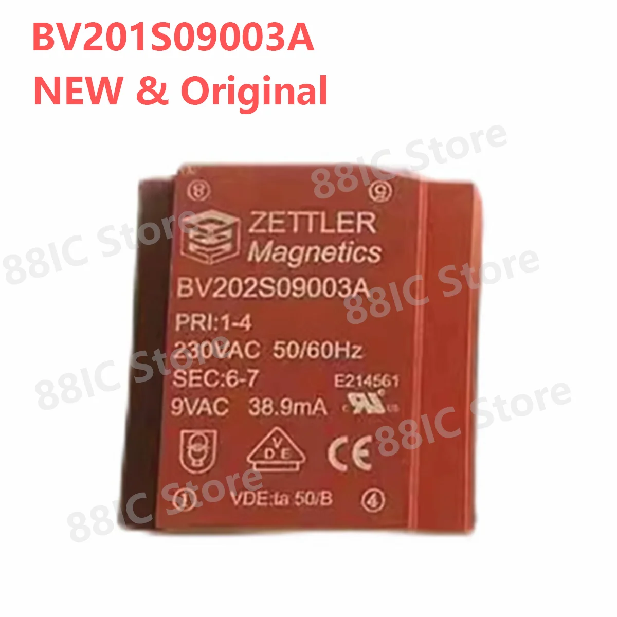 НОВЫЙ трансформатор BV201S09003A ZETTLER, совершенно новый оригинальный датчик (art.: 3920d8aeef0b7) - 3920d8aeef0b7