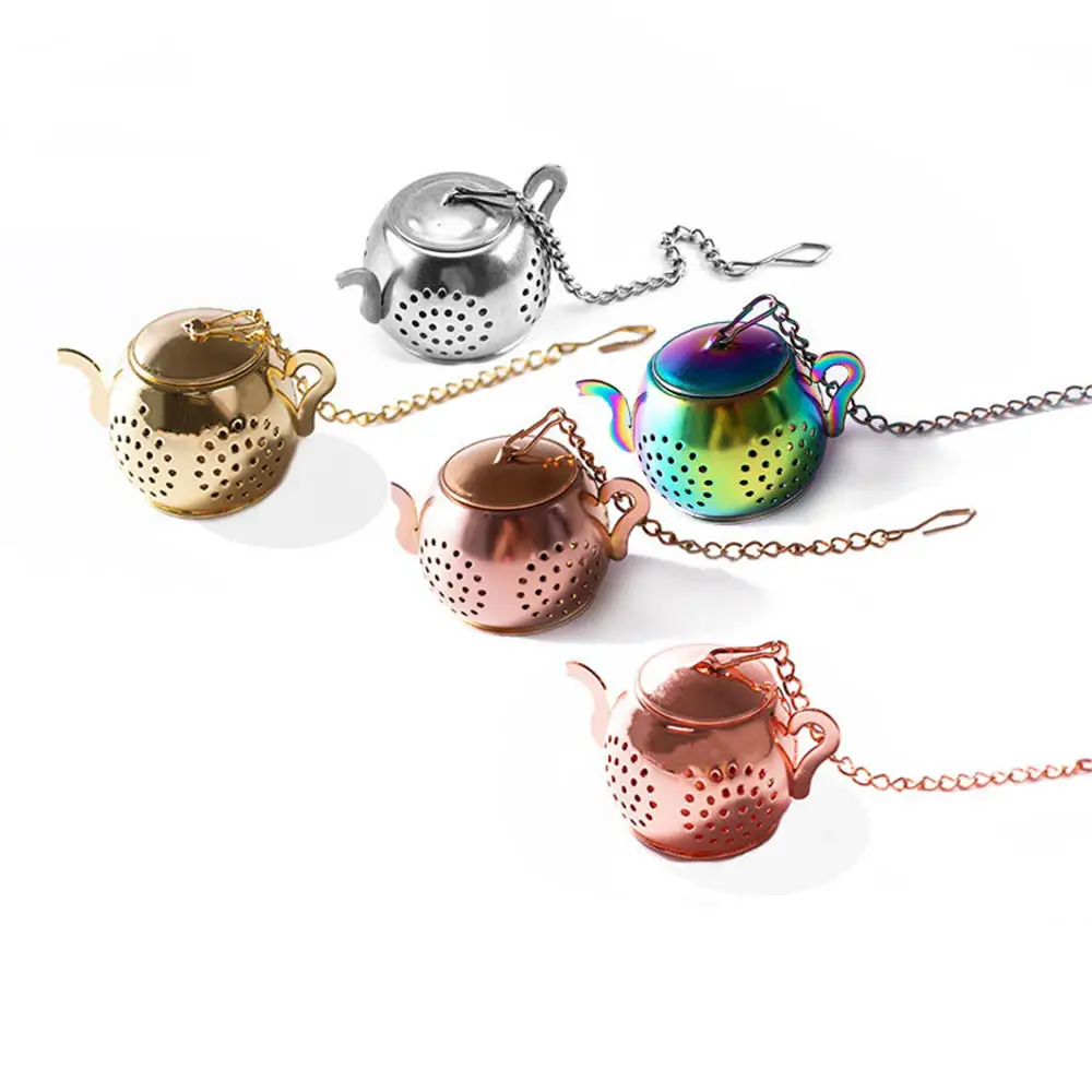 

Лидер продаж, креативное ситечко для чайных шариков, сетчатый заварочный станок для чайных шариков в форме домика из нержавеющей стали, аксессуары для чая