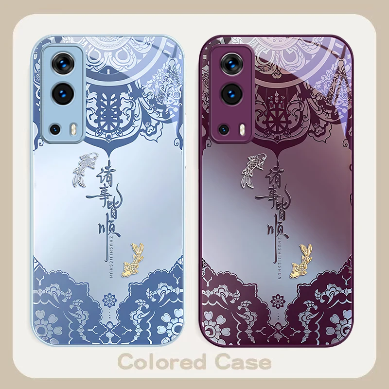 Everything goes For VIVO Y72 X100 Pro Y55 16 V20 29 V30 X60 Y11s Y20 X80 5G Y36 4G V23e Tempered Glass Phone Case