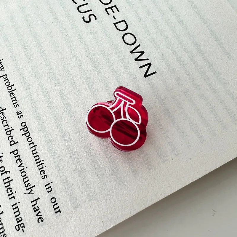 Маленькие свежие стильные заколки для волос с фруктами милые мини Летний стиль