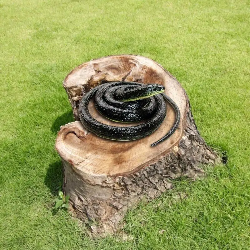 Резиновая искусственная змея игрушка имитация искусственной змеи страшная