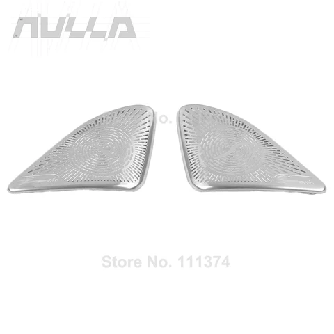 Хром для Mercedes Benz W206 C200 C220 C260 C300 2022 2023, крышка автомобильного аудиодинамика, стойка/крышка дверного динамика, накладка на звуковой сигнал