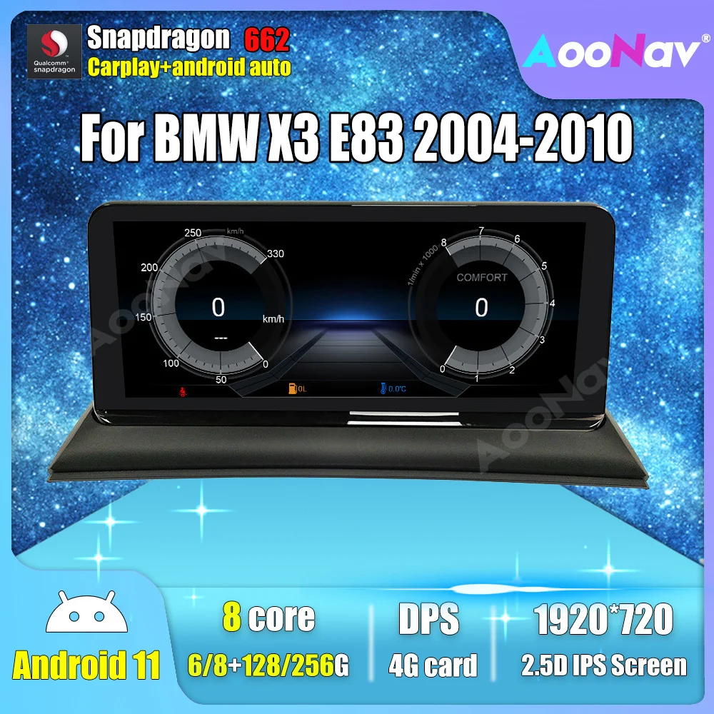 

Автомобильный мультимедийный плеер с GPS-навигацией для BMW X3 E83 2004 2005 2006 2007 2008 2009 2010 64 Гб 128 ГБ 256 ГБ Android 11,0 стерео экран
