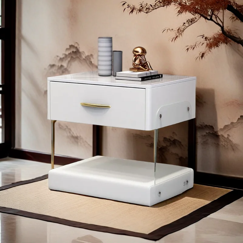 Прикроватный шкаф для гостиной милый игровой дизайн кровати скандинавский белый