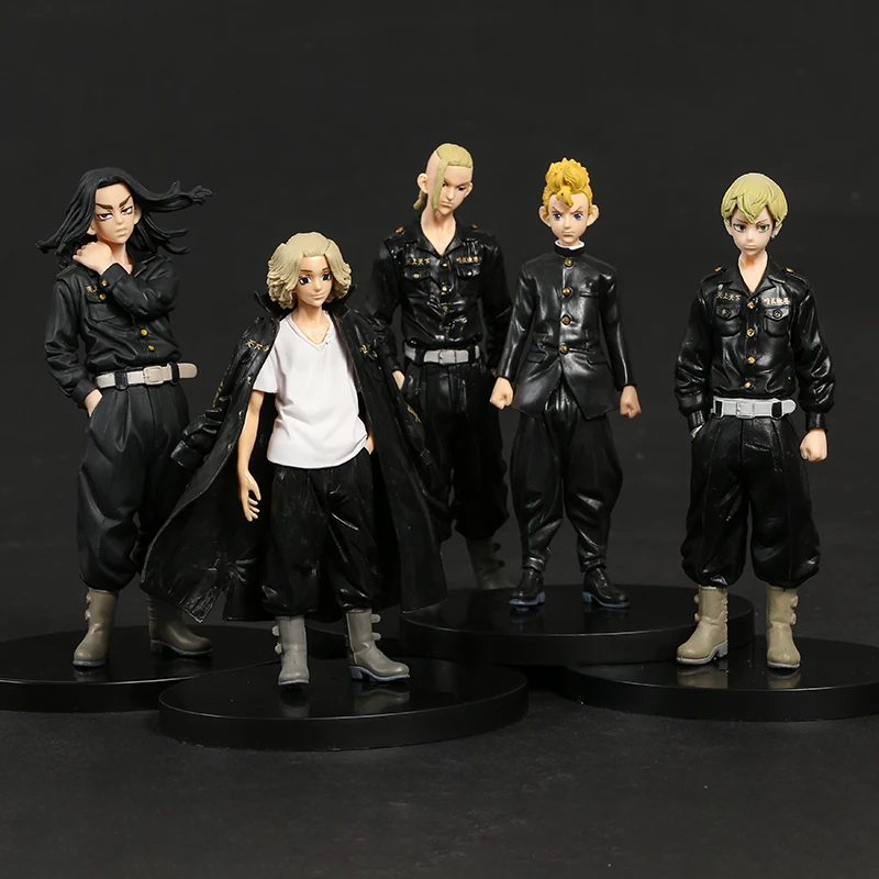 

Tokyo Revengers Manjiro Sano Takemichi Hanagaki Ken Ryuguji Matsuno Chifuyu Baji Keisuke Anime Collection Figure PVC Doll Toy