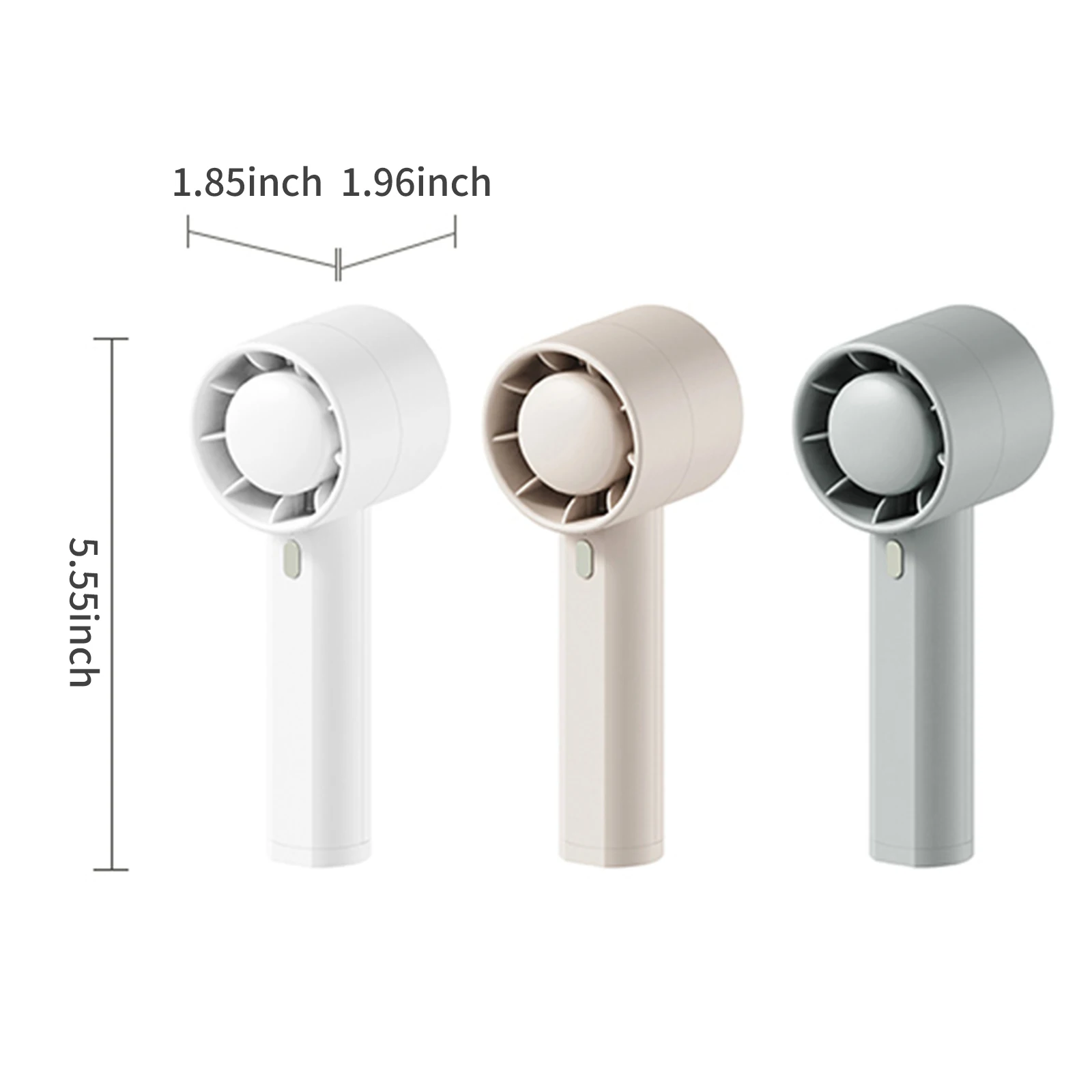 Портативный мини-вентилятор 3 скорости низкий уровень шума для путешествий улицы