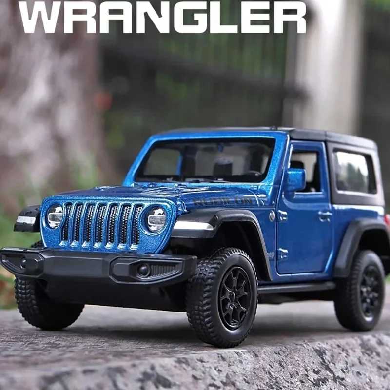 

Джип Wrangler Rubicon внедорожник имитация изысканные Литые и игрушечные автомобили RMZ город 1:36 модель автомобиля из сплава подарки для детей