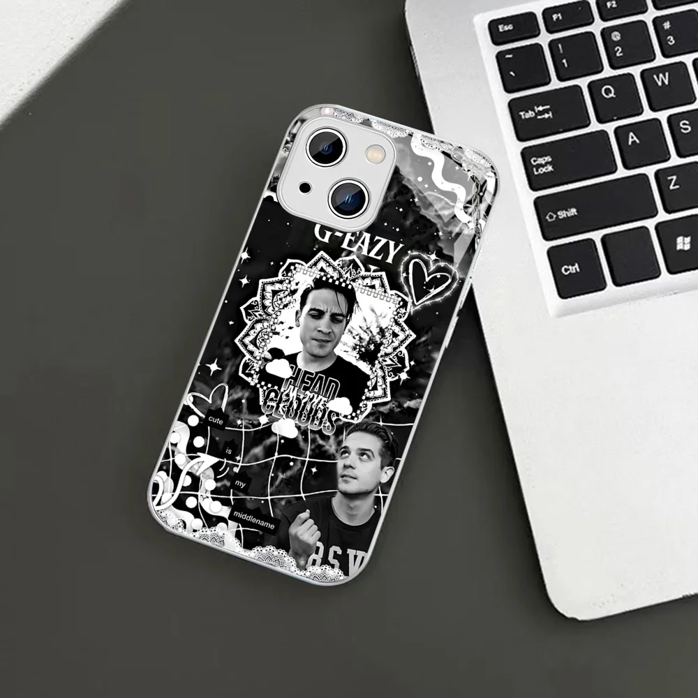 Чехол для телефона G-Eazy Rapper iPhone 14 13 12 Mini 11 Pro XS Max X XR Plus чехол из закаленного стекла