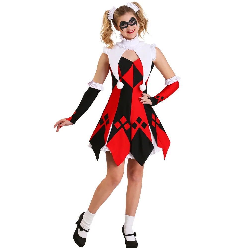 

Halloween Circus Clown Cosplay Costume Fancy Masquerade Costume