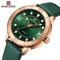 naviforc luxury women watches fashion leather ladies watch waterproof quarzt wristwatch romatic girlfriend gift relogio feminino