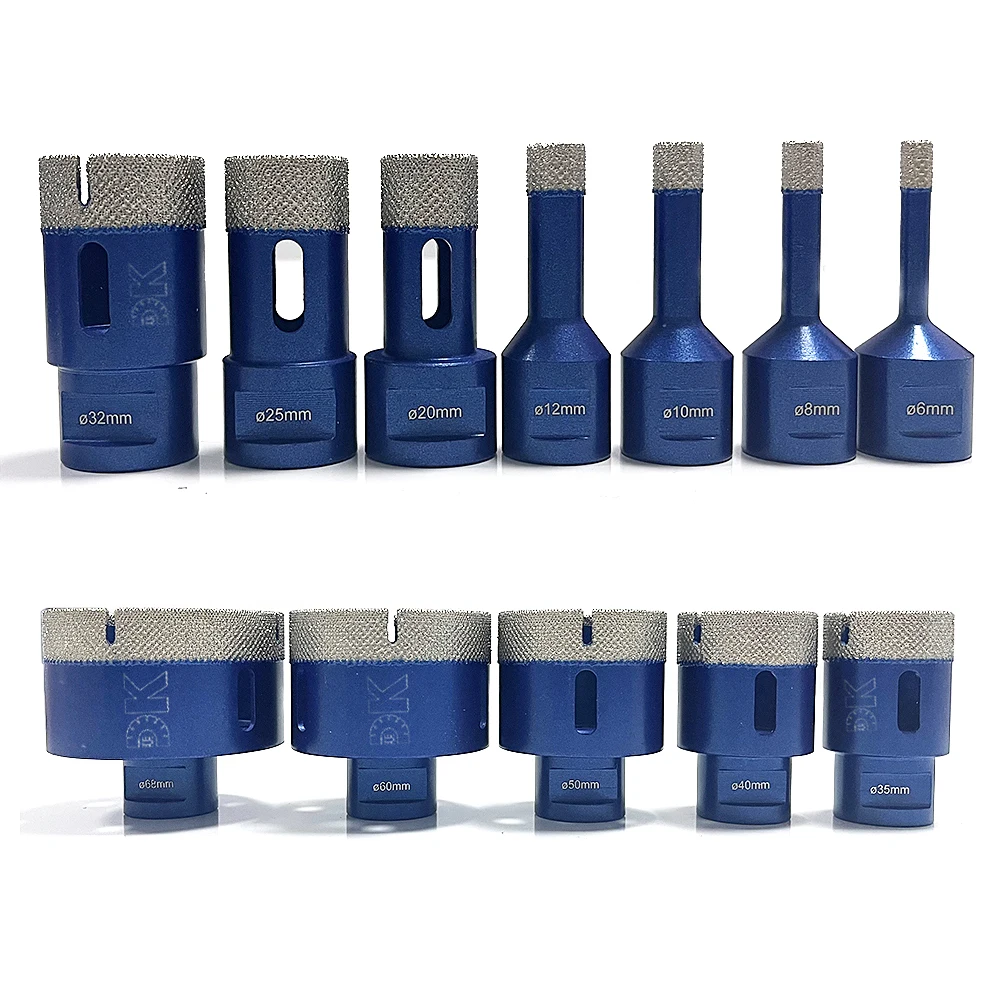 Алмазные сверла с резьбовой матрицей M14 6-68 мм сердечник для мраморной пилы