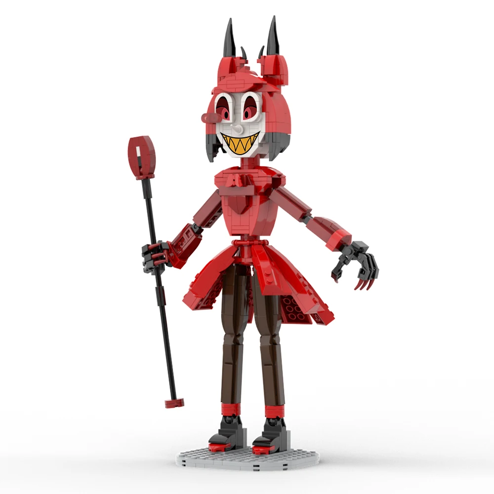 Фигурка Аластора из аниме Hazbined Hotel ангел пыль строительные блоки набор моделей MOC