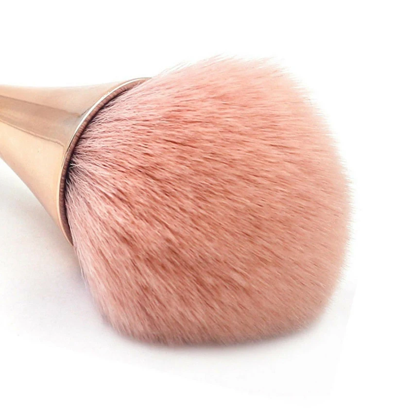 

Rose Gold Powder Blush Brush Professional Make Up Brush Large Cosmetic Face Cont Cosmetic Face Cont brocha colorete Make Up Tool