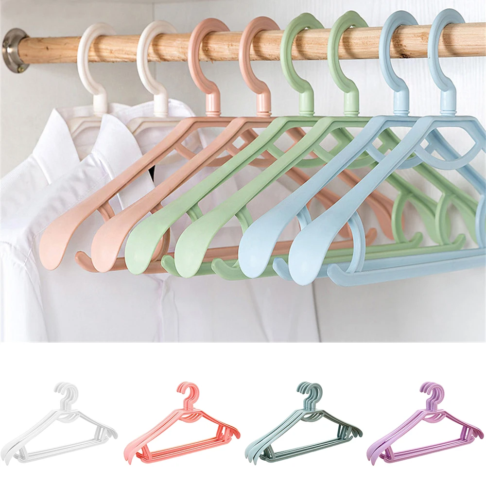 

10 шт., пластиковые Нескользящие вешалки для одежды