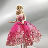 16 hot pink ballet dress for barbie doll clothes for barbie outfits princess vestidos 11 5 doll accessories kids toy best gift