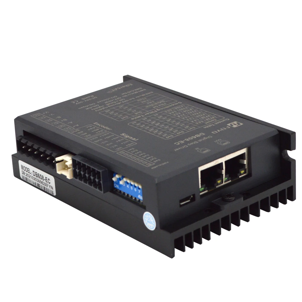 

DB608-EC Ethercat Easy Servo Drive closed loop DC 24-50V Real-time transmission rate 100Mb/s stepper motor driver