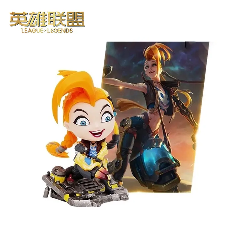 Лига Легенд Jinx аниме строительные модели ручной работы украшения игрушки