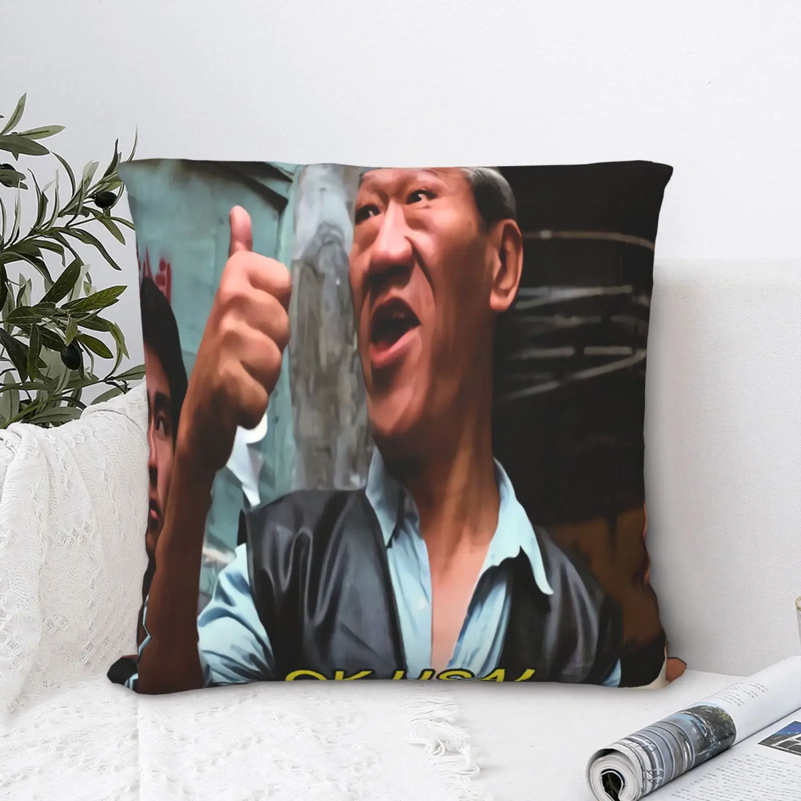 

Ok Usa Bloodsport Film 80S Van Pillow Case Pillow Cases Home Decor Black Soft Cushions Decorative Pillows For Sofa For Bedroom