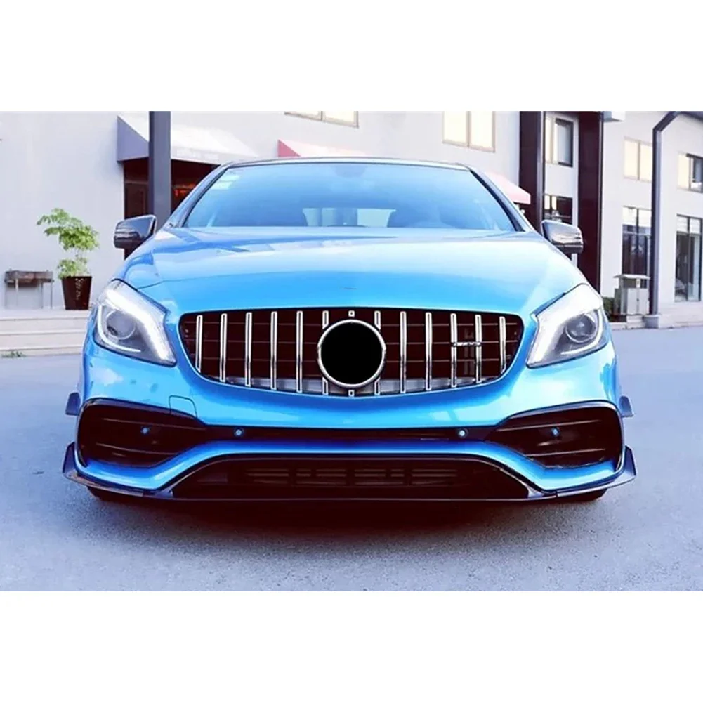 Передний бампер Racing Grill Заготовка решетки для Mercedes-Benz W176 A-Class 2013-2018 Diamond GT AMG