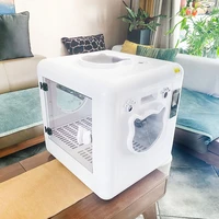 pet smart drying box for small medium dog grooming full automatic dog hair dryer pet brush self cleaning accessories hondenfohn