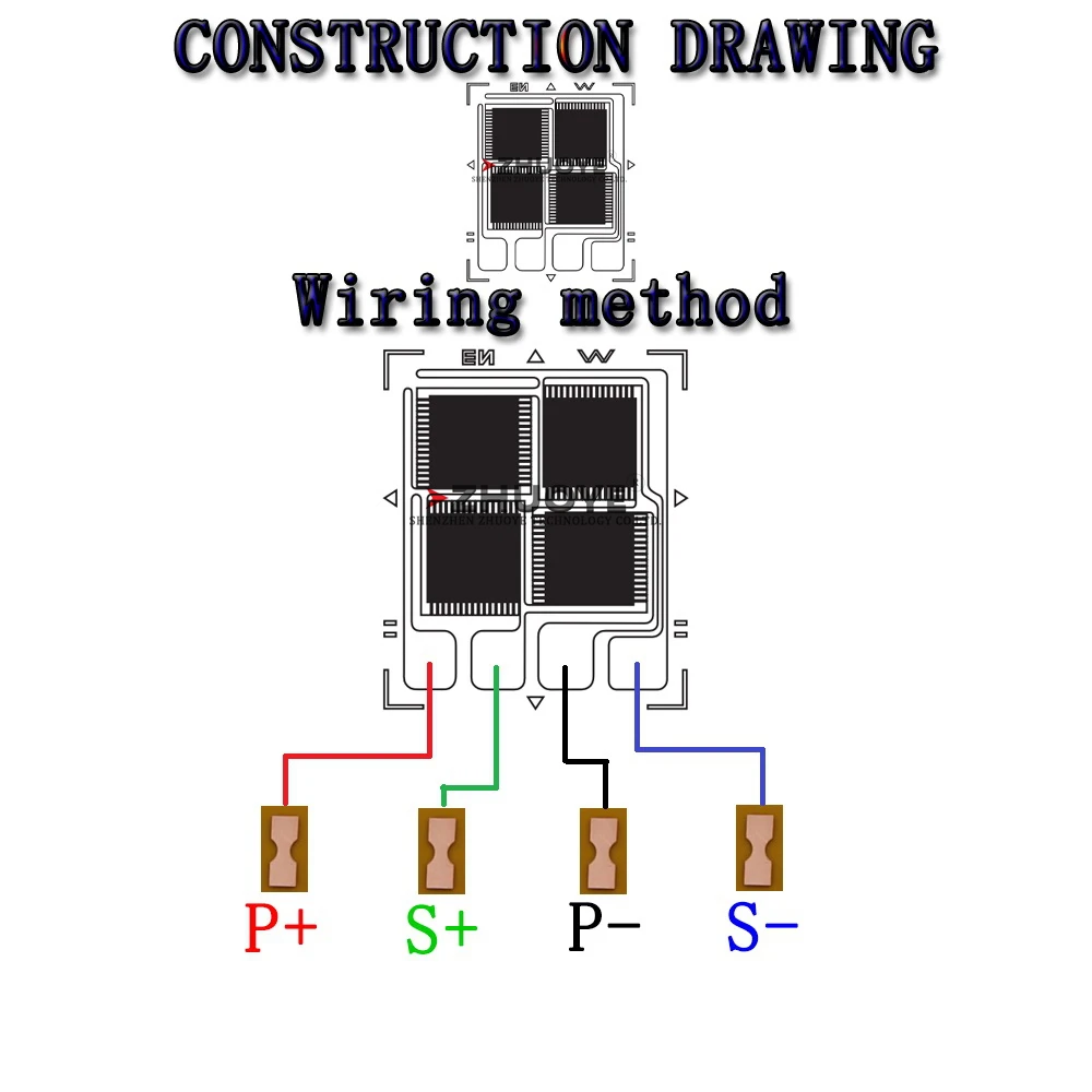 Измеритель напряжения фольга 1000 Ом 1 шт.