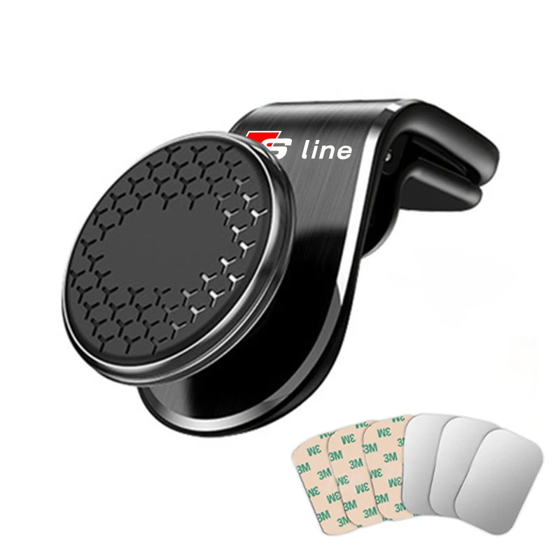 

Магнитный автомобильный держатель для телефона с зажимом для вентиляционного отверстия для Audi A6 C5 C6 C7 C8 A4 B5 B6 B7 B8 B9 S3 S4 S5 Q3 8U Q5 8R Q7 Q8 TT Sline