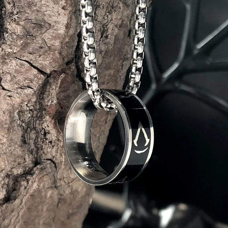 

Кольцо с цепочкой и кулоном для косплея для мужчин и женщин