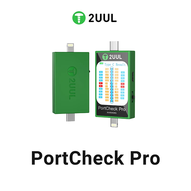 2UUL PW31 PortCheck Pro Tail Plug Автоматический детектор без разборки Type-c Освещение
