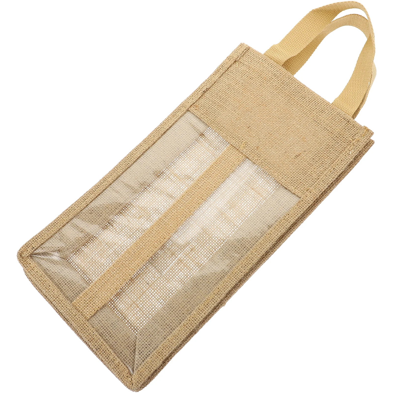 

Bags Giftbottle Supplies Burlap Carrier Party Tote Gifts Bottlespackage Portable Carrying Tasting Bulk Champagne Dividedbox Beer