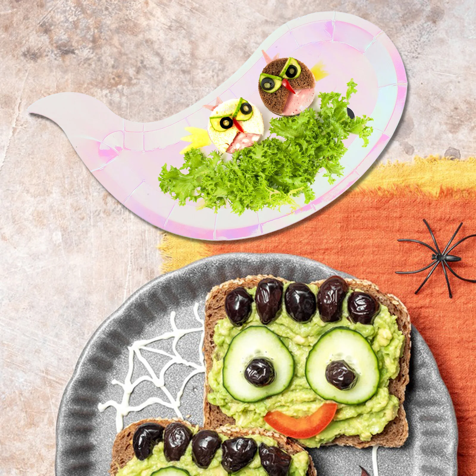 8 шт. бумажные тарелки для торта домашняя еда украшения ванной комнаты обеденный