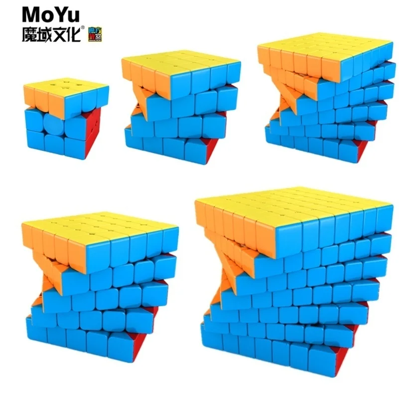 

MoYu meilong 2x2 ~ 7x7x7 магический куб 3x 3 скоростной куб 7X7 Головоломка Куб Magico профессиональный игровой куб обучающие игрушки для детей