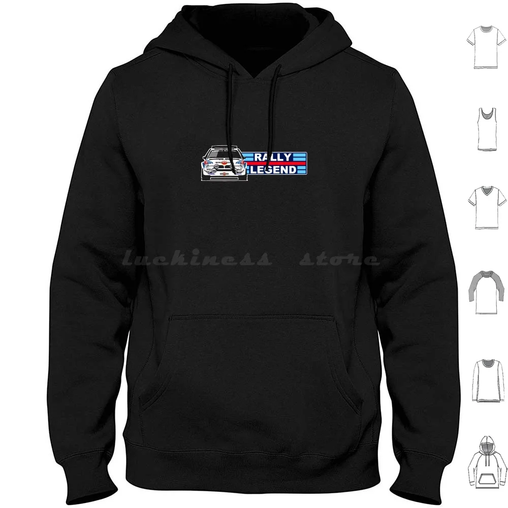 

Lancia Delta S4 Hoodies Long Sleeve Lancia Rally Wrc Classiccar Groupb Because