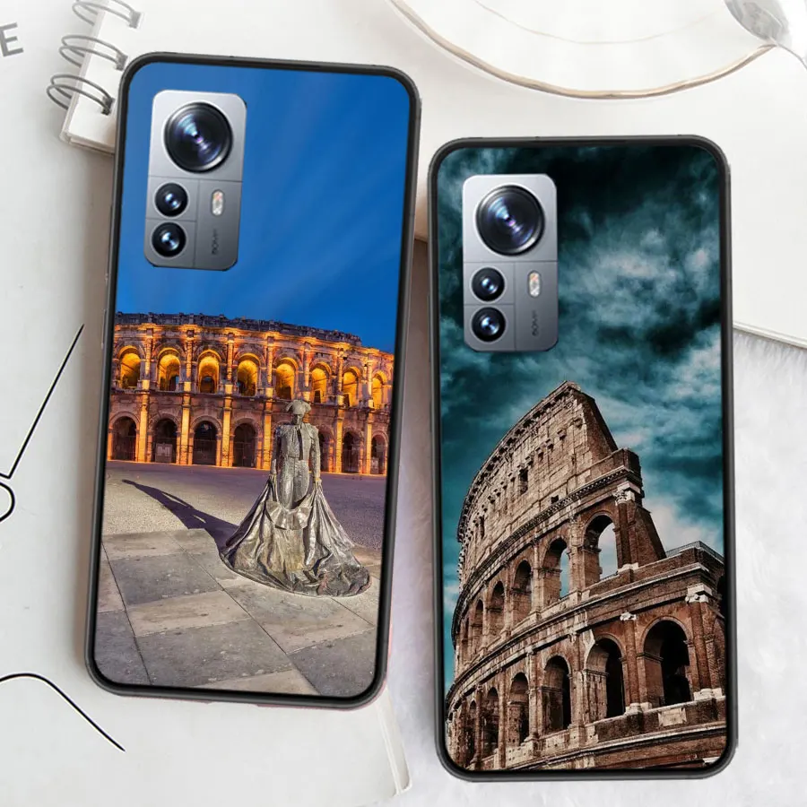 Чехол для телефона Colosseum Rome Italy Xiaomi Poco X7 X6 X5 X4 X3 GT NFC M4 M5 Pro 5G M3 Mi F6 F5 F4 F3 F2 F1 Capa Coque TPU Cover