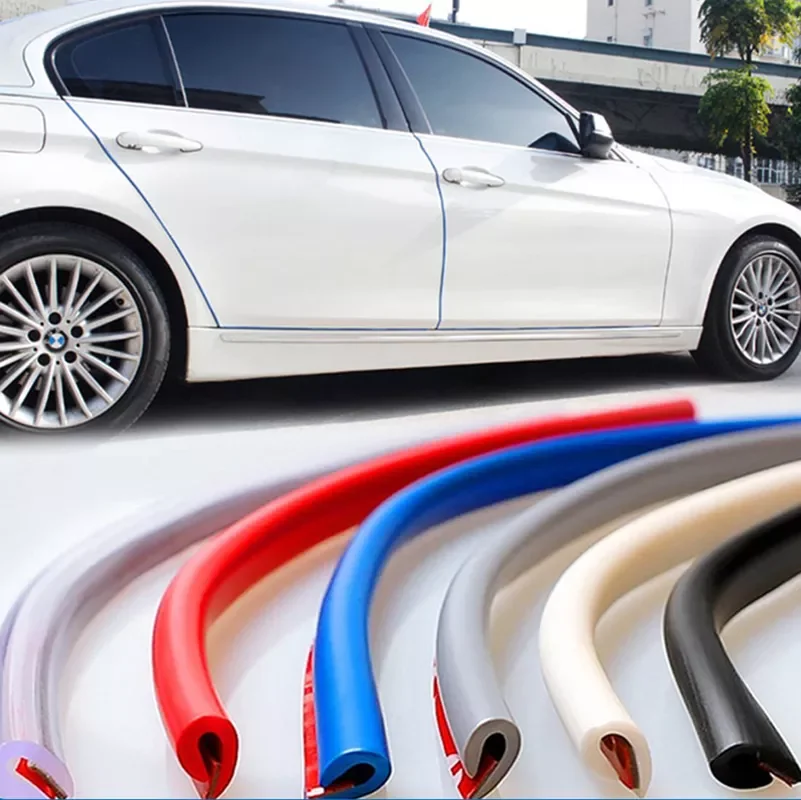 

Good 2.5M/5M/10M U Type Universal Car Door Edge Guards Trim Styling Moulding Protection strip Scratch Protector For Car Vehicle