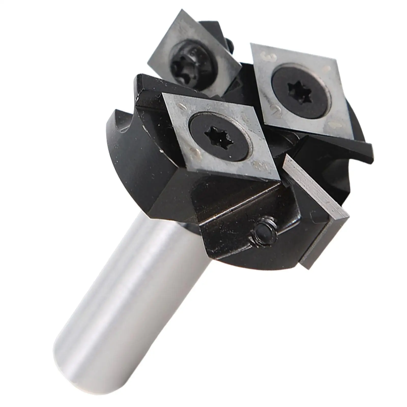 

4 Flutes Carbide Insert Planer Bit Durable Milling Cutter Grooving Bits for Milling