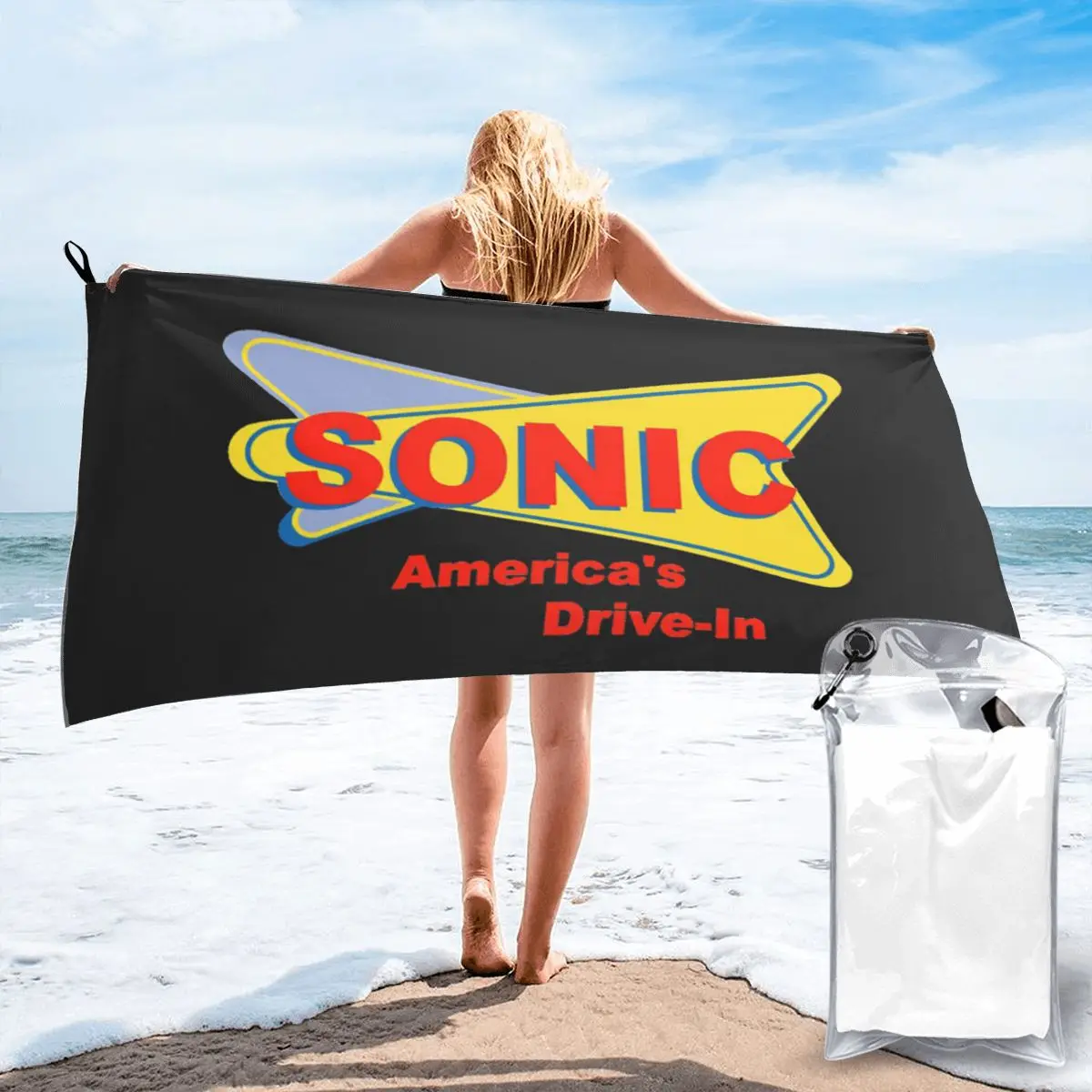 

Tales From The Gas Station Logo Polycotton Kitchen Towels Kids Sauna Towels Skin-friendly Child Cartoon Animation Quick drying