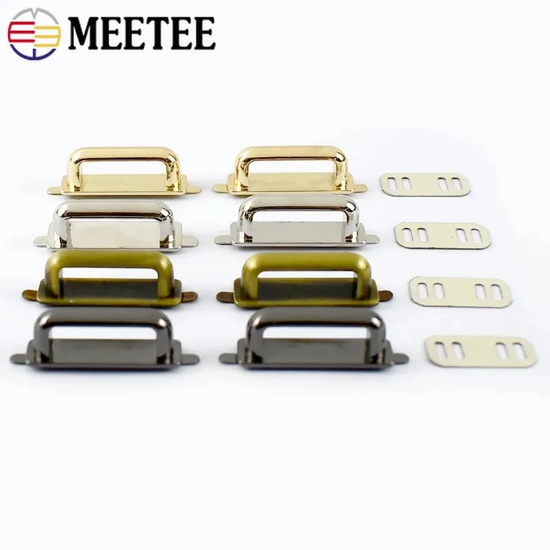 4/10Pcs 25*9mm Metal Arch Bridge Connector D Ring Buckles Bag Straps Hanger Loop Hook Handbag Clip Clasp DIY Hardware Accessory