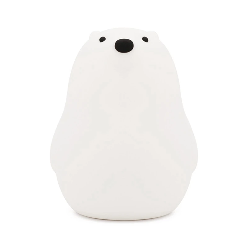 

LED Night Lamp Night Light Bear Touch Sensor Silicone Animal Lights Lantern Bedside Bedroom Gift Decorative Lamp