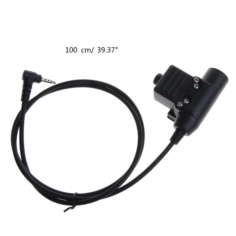 Headset Adapter U94 PTT for VX-1R VX168 VX160 FT60R VX-3R VX-5R FT1DR Cable-Plug