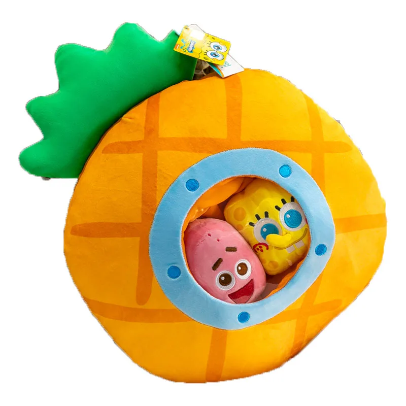 

Kawaii Spongebob Squarepants Patrick Star Cartoon Cute Sofa Cushion Pillow Plush Doll Dolls Child Toy Birthday Gift Christmas
